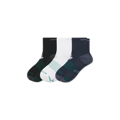 Women's Golf Quarter Sock 3-Pack