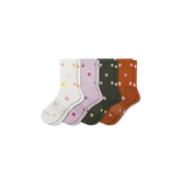 Women’s Garden Party Half Calf Sock 4-Pack