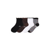 Women's Ruffle Rib Quarter Sock 4-Pack