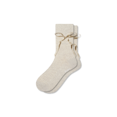 Women’s Pointelle Bow Half Calf Socks