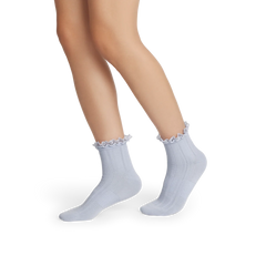 Women's Ruffle Lace Quarter Socks