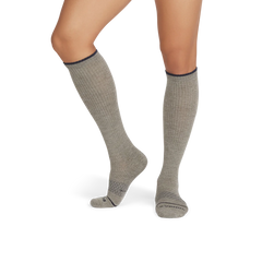 Men's Merino Wool Blend Everyday Compression Knee High Socks 3-Pack (15-20mmHg)