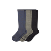 Women's Merino Wool Blend Everyday Compression Knee High Sock 3-Pack (15-20mmHg)