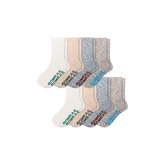 Women's Summer Ragg Half Calf Sock 8-Pack