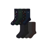 Men's Dress Calf Sock 8-Pack