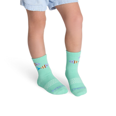 Junior Seaside Gripper Calf Sock 4-Pack