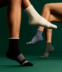 Men's Merino Wool Blend Quarter Sock 8-Pack