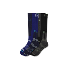Women's Mid-Cushion Merino Wool Blend Ski & Snowboard Sock 2-Pack