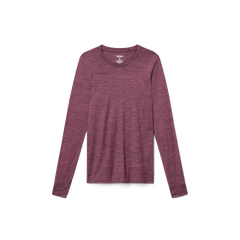 Women's Merino Wool Blend Crew Neck Long Sleeve T-Shirt