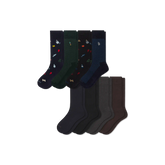 Men's Dress Calf Sock 8-Pack