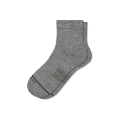 Men's Merino Wool Blend Modern Rib Quarter Socks