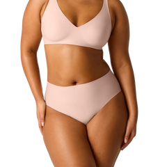 Women’s No Show Plunge Bralette + High Rise Brief Pack