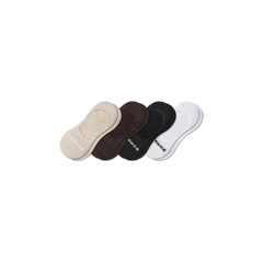 Men's Mid-Cut Cushioned No Show Sock 4-Pack