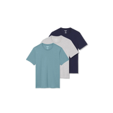 Men's Pima Cotton Crew Neck T-Shirt 3-Pack