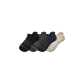Men's Merino Wool Blend Ankle Sock 4-Pack