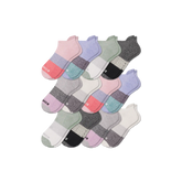 Women's Tri-Block Ankle Sock 12-Pack