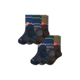 Men's Hiking Calf Sock 6-Pack