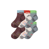 Men's Merino Wool Blend Hiking Calf Sock 6-Pack