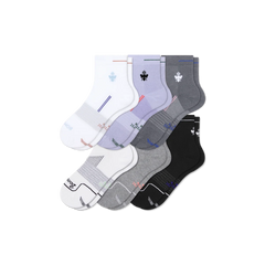 Women's Run Quarter Sock 6-Pack