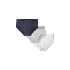 Men's Cotton Modal Blend Flyless Brief 3-Pack