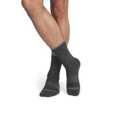 Men's Merino Wool Blend Half Calf Sock 8-Pack