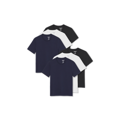 Women's Pima Cotton Slim Crew Neck T-Shirt 6-Pack