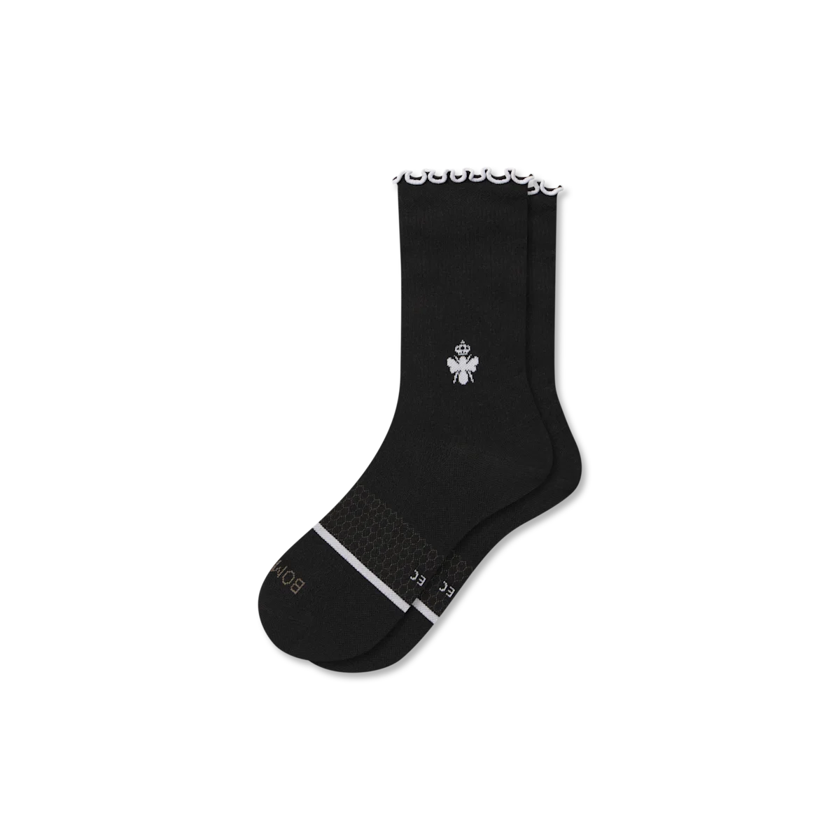 Women’s Ruffle Sport Half Calf Socks