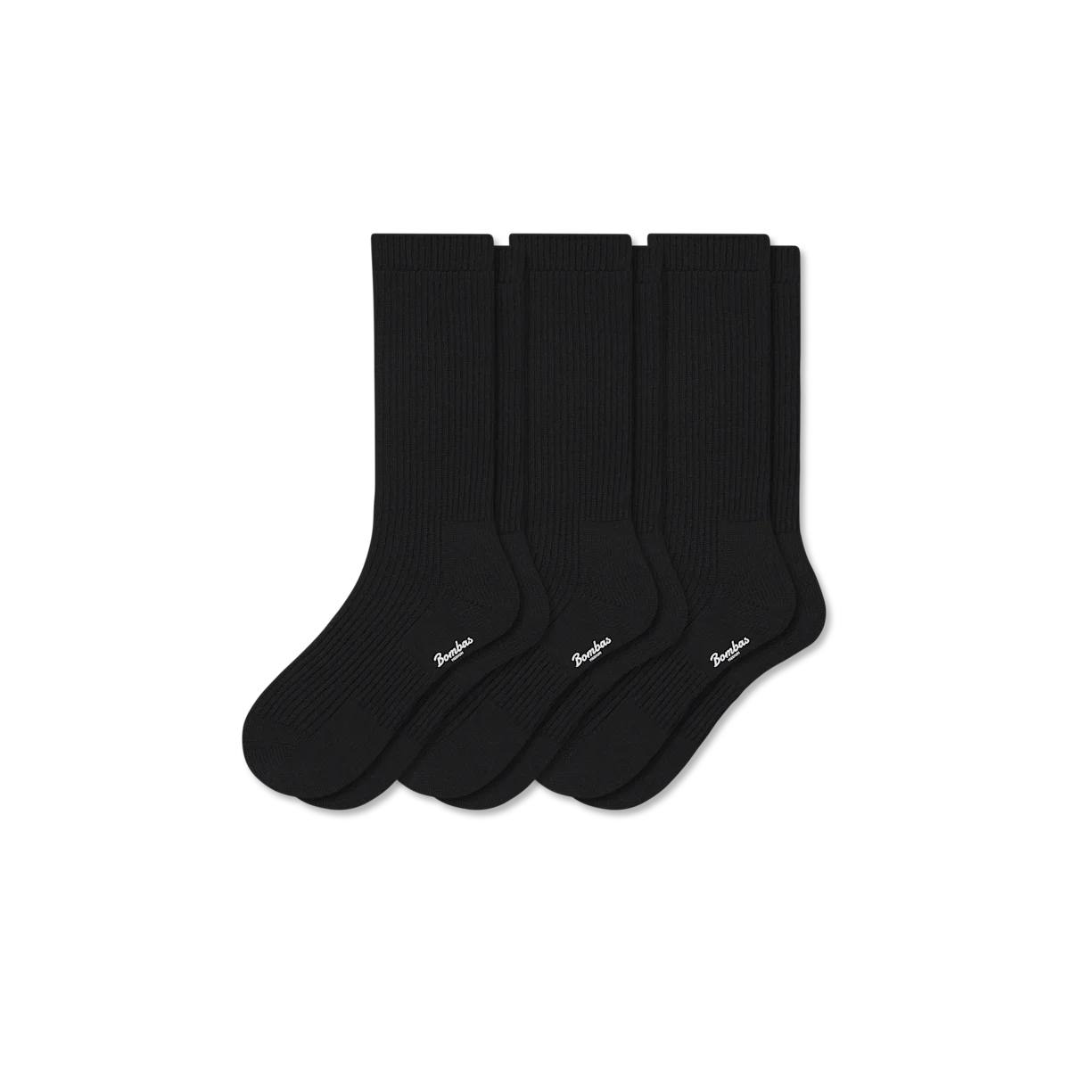 Women's Merino Cashmere Blend Fine Rib Calf Sock 3-Pack