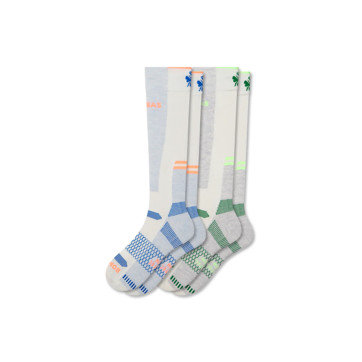Men's Mid-Cushion Merino Wool Blend Ski & Snowboard Sock 2-Pack