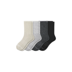 Men's Merino Wool Blend Half Calf Sock 4-Pack