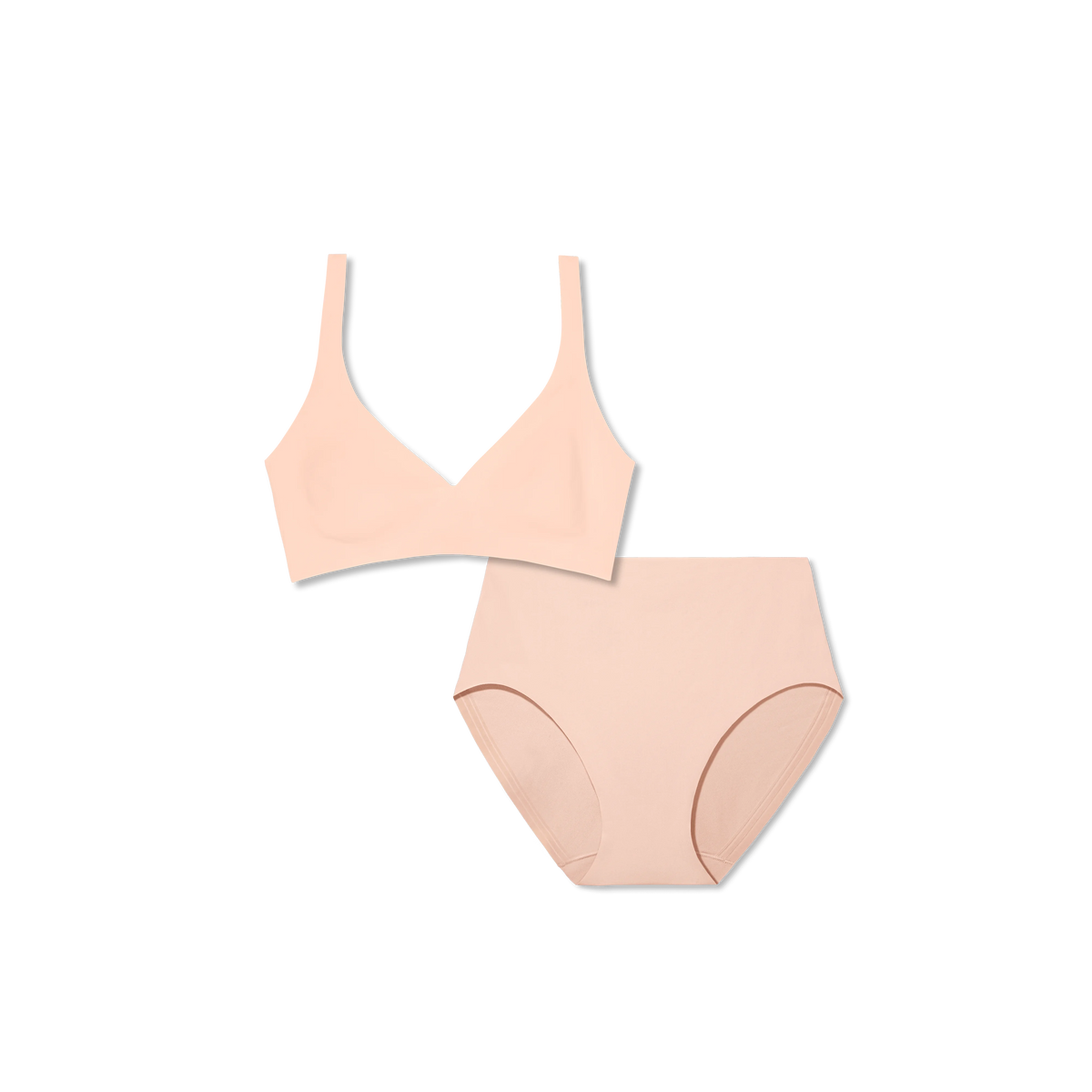 Women’s No Show Plunge Bralette + High Rise Brief Pack