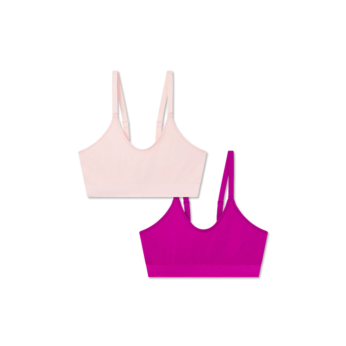 Women's Seamless Scoop Bralette 2-Pack