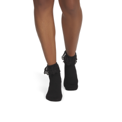 Women’s Ruffle Lace Quarter Sock 3-Pack