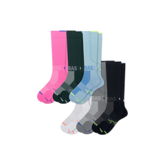 Women's Sport Compression Knee High Sock 6-Pack (20-30mmHg)