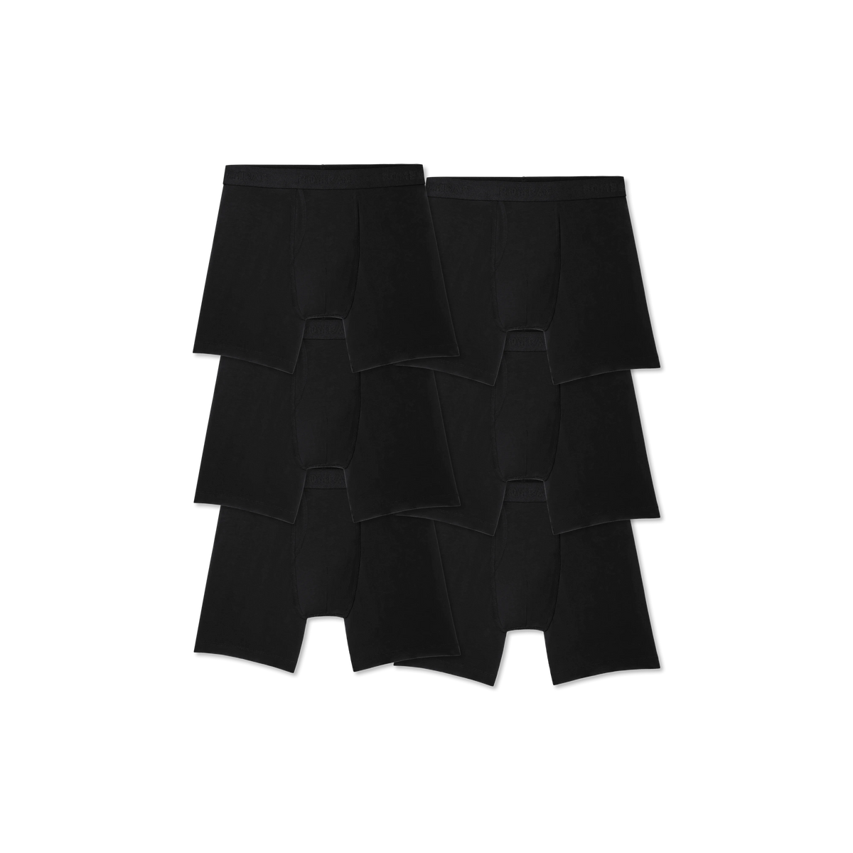 Men's Cotton Modal Blend Boxer Brief 6" 6-Pack