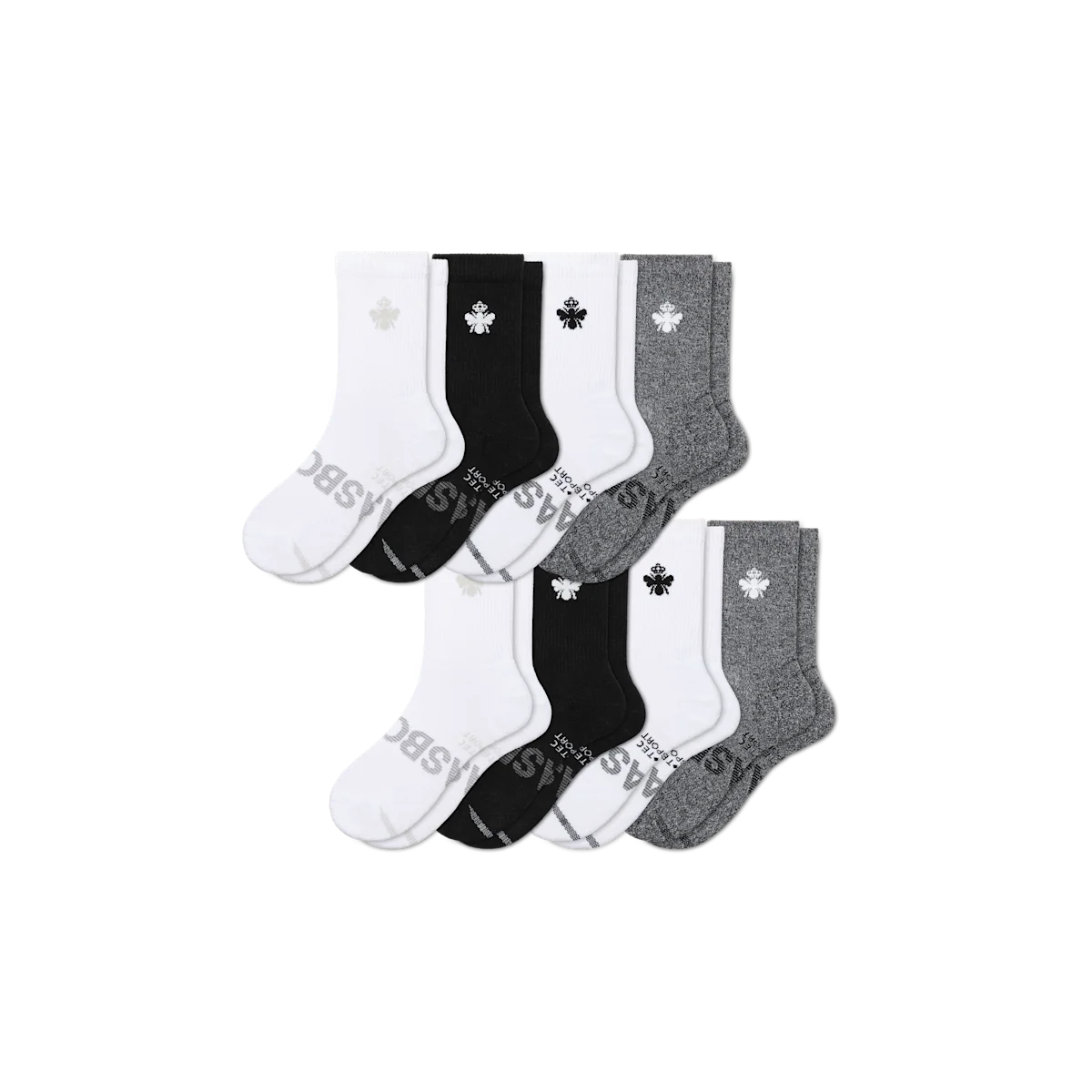 Women's All Sport Half Calf Sock 8-Pack