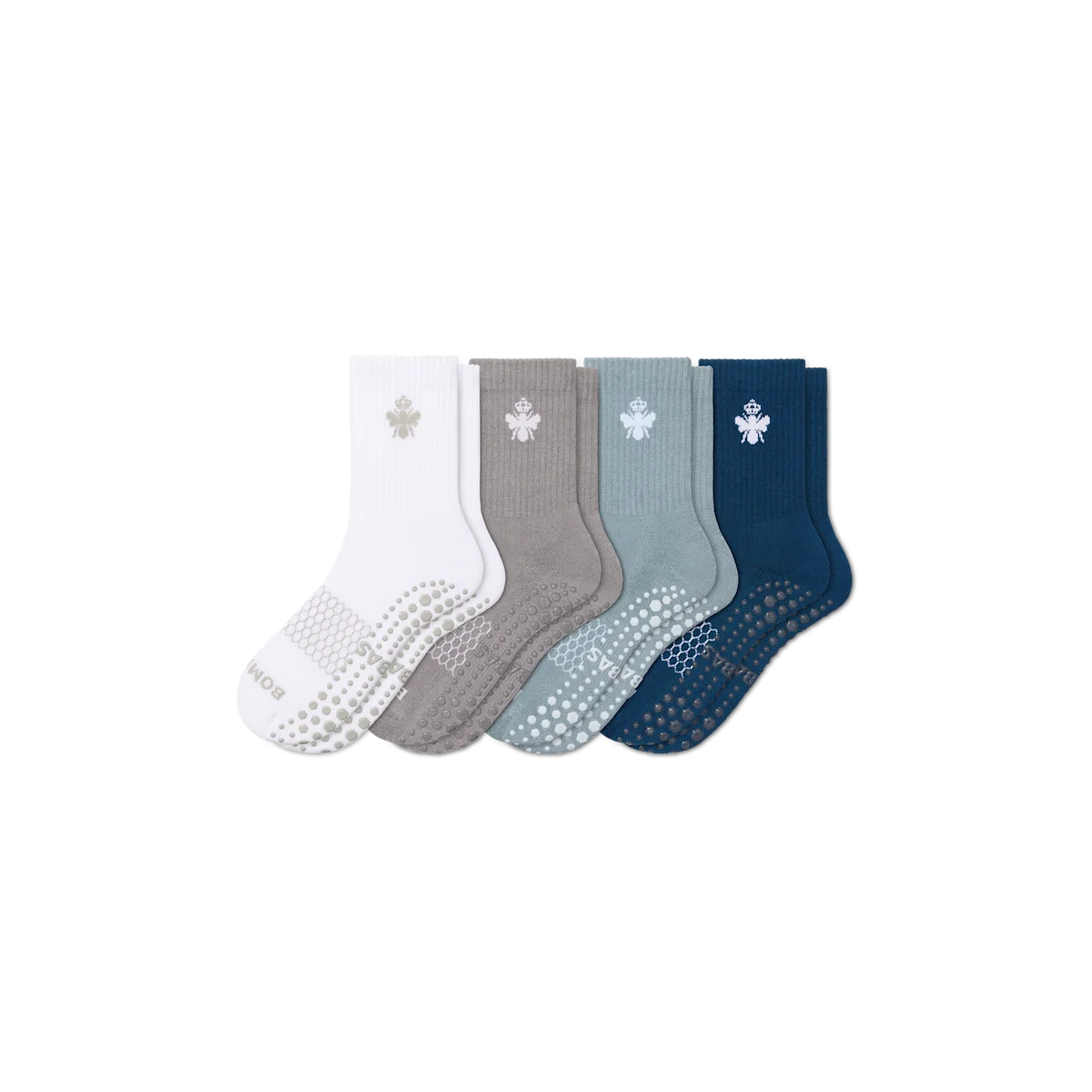 Men's Gripper Half Calf Sock 4-Pack