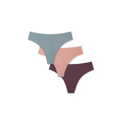 Women's No Show Thong 3-Pack