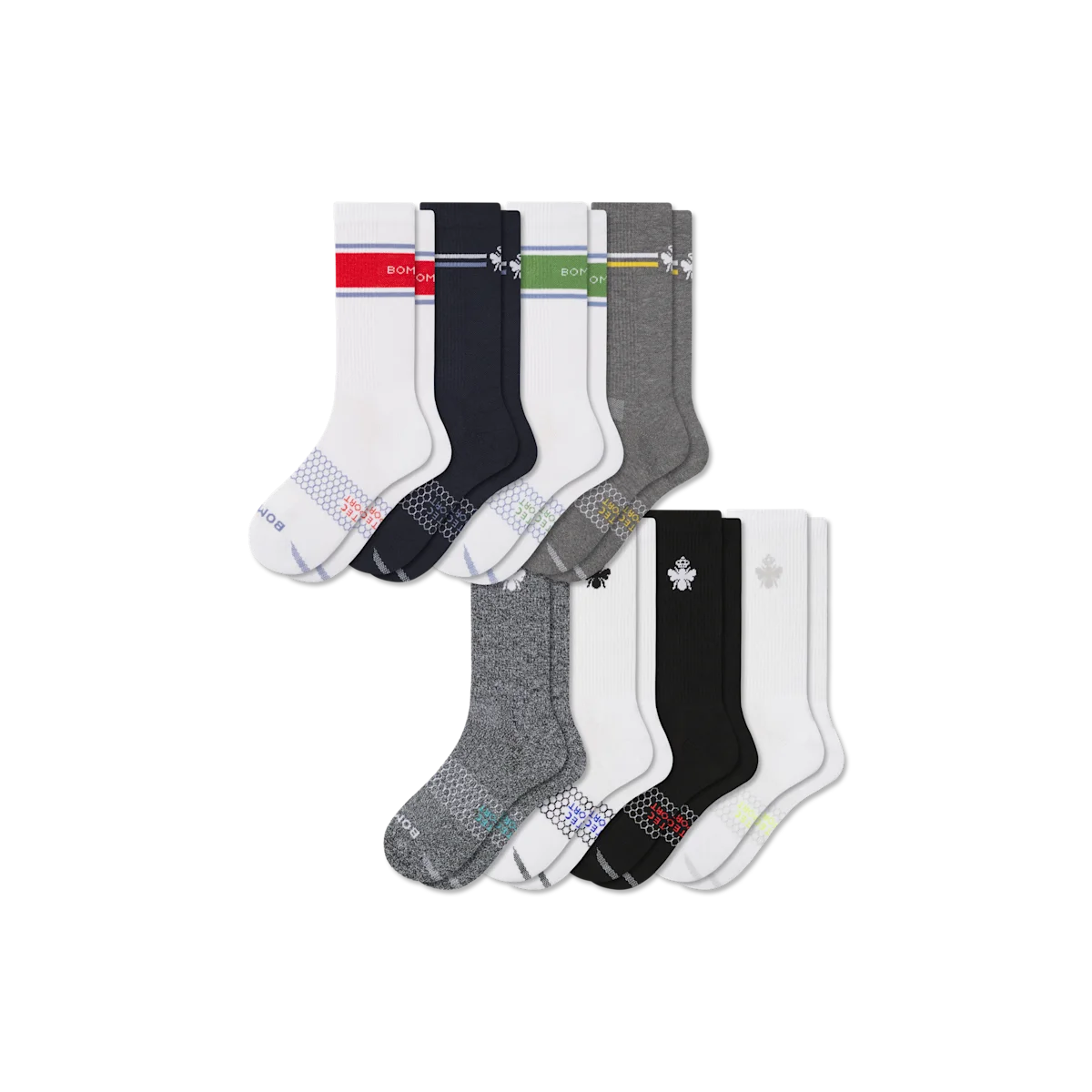Women's All Sport Calf Sock 8-Pack