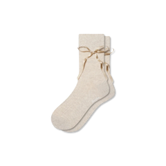 Women’s Pointelle Bow Half Calf Socks