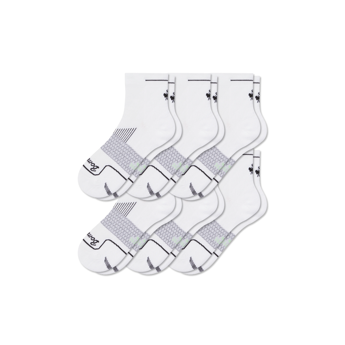 Women's Run Quarter Sock 6-Pack