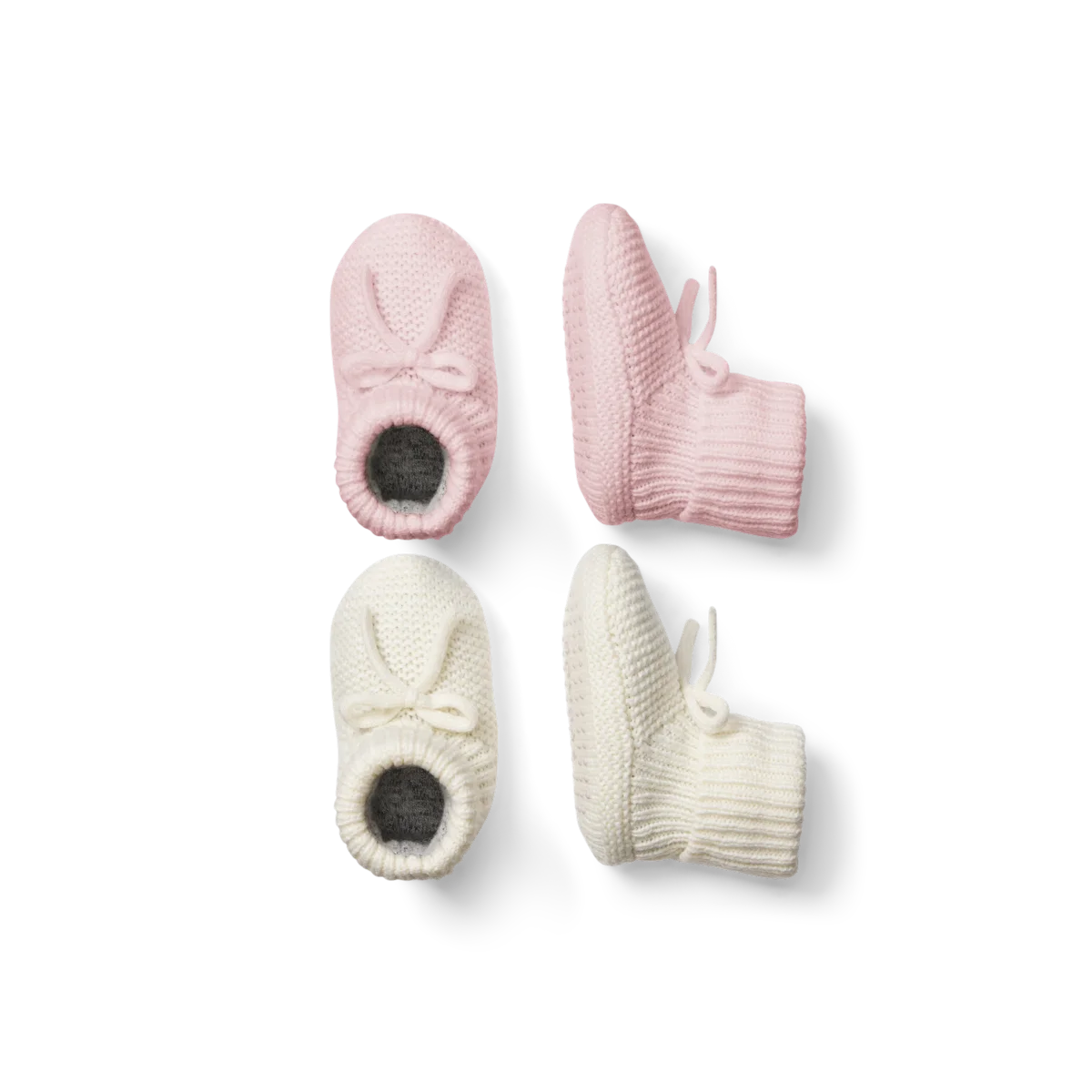 Baby Bow Gripper Slipper 2-Pack