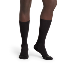 Men's Merino Wool Blend Modern Rib Calf Socks