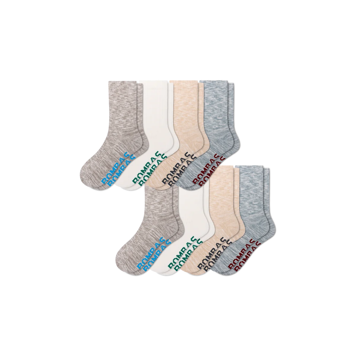 Men's Summer Ragg Half Calf Sock 8-Pack