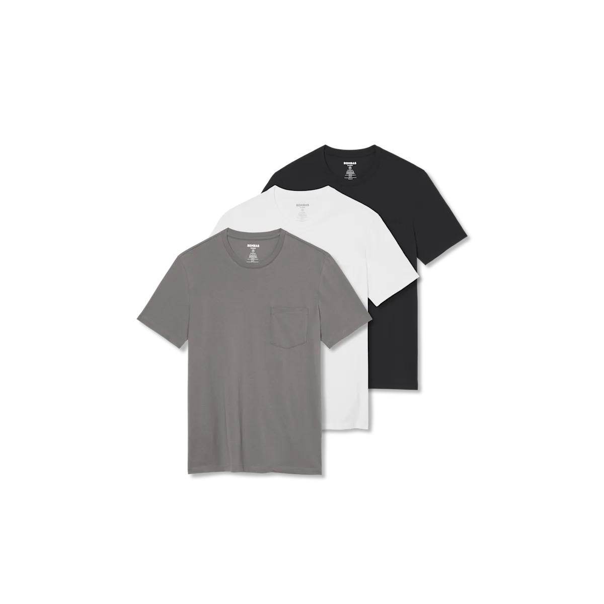 Men's Pima Cotton Pocket Crew Neck T-Shirt 3-Pack