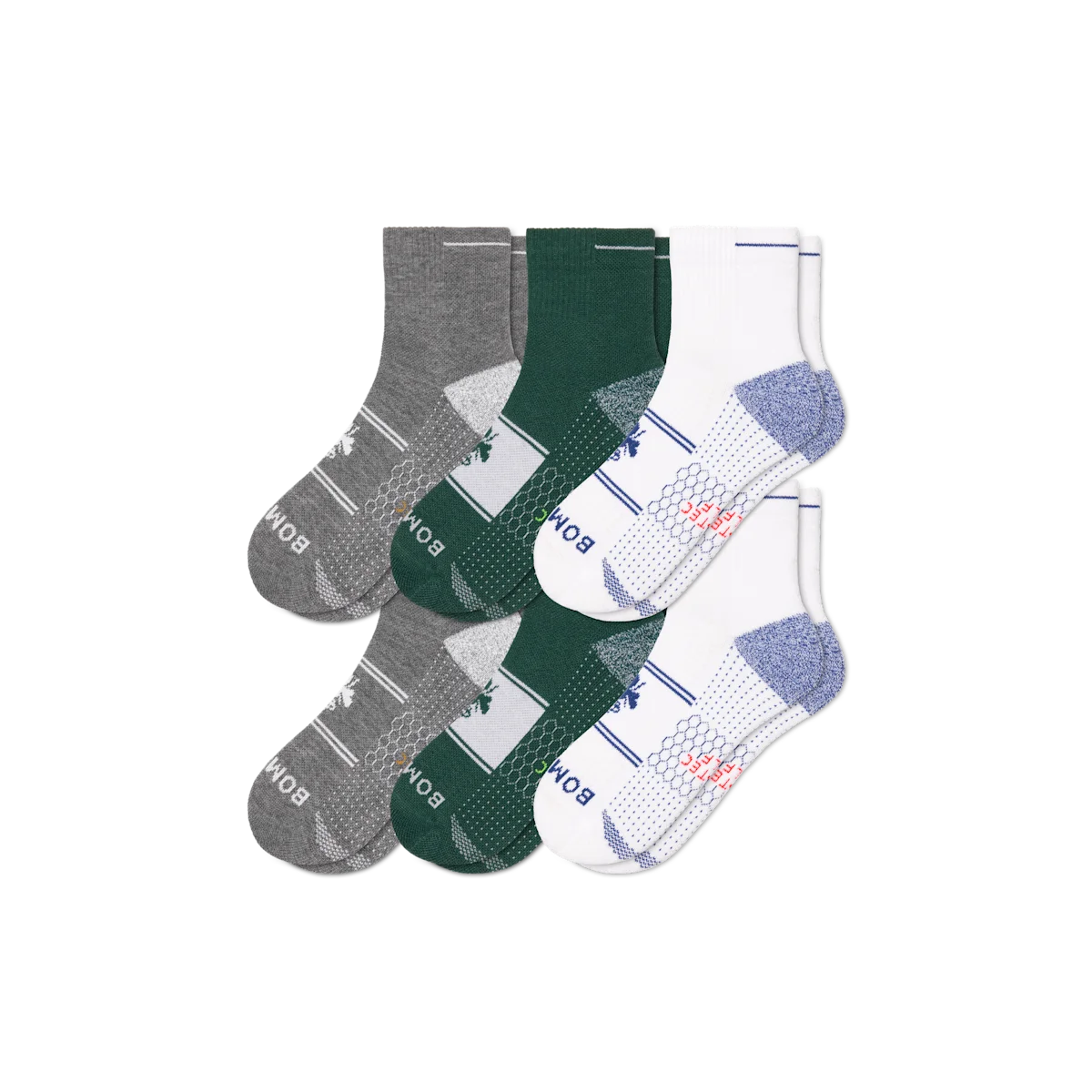 Men's Golf Quarter Sock 6-Pack