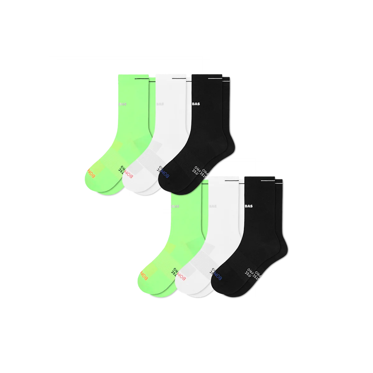 Men's RunPro Half Calf Sock 6-Pack