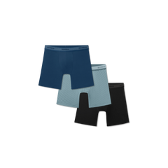 Men's Soft Flex Boxer Brief 6" 3-Pack