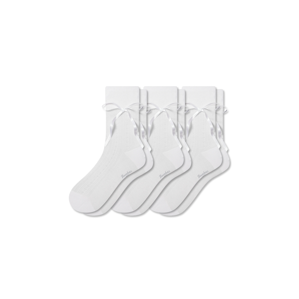 Women’s Pointelle Bow Half Calf Sock 3-Pack