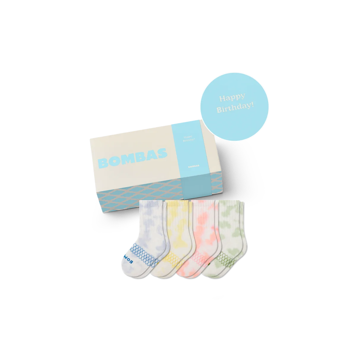 Junior Celebration Calf Sock 4-Pack Gift Box